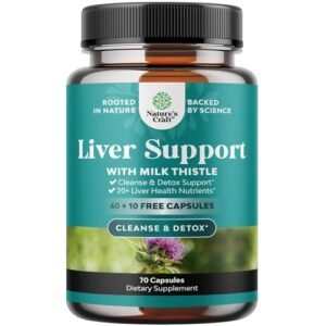 Liver Cleanse Detox & Repair 70 Capsules - Herbal Liver Support Milk Thistle Supplement - Silymarin Milk Thistle Supplements with Dandelion Root, Choline, Beetroot & Artichoke Extract - Image 2