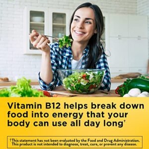 Nature Made Maximum Strength Vitamin B12 5000 mcg, Dietary Supplement for Energy Metabolism Support, 60 Softgels, 60 Day Supply - Image 2