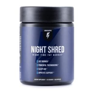 Night Shred Fat Burner and Natural Sleep Support | Ashwaganda, 5-HTP, CLA, Melatonin | Appetite Suppressant | Weight Loss Support Nighttime Fat Burning (60 Vegetarian Capsules) - Image 2