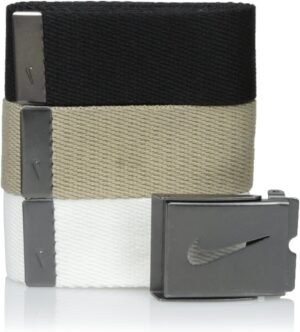 Nike Men's 3 Pack Golf Web Belt - Image 2