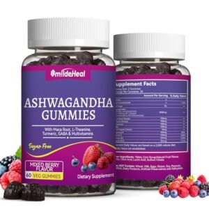 SmildeHeal Ashwagandha Gummies 3000mg - Stress Relief & Increased Energy - Ashwagandha Supplements for Women & Men - Natural Mixed Berry Flavor (120 Count) - Image 2