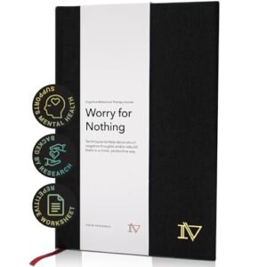 Worry for Nothing: Guided Anxiety Journal, Cognitive Behavioral Therapy Mental Health Journal, Anxiety Relief & Self Care, Journal for Men & Women, Mental Health Gifts - Image 2