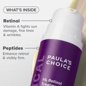 Paula's Choice CLINICAL 1% Retinol Treatment Cream with Peptides, Vitamin C & Licorice Extract, Anti-Aging & Wrinkles - Image 7