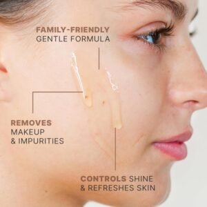 Beauty by Earth Clean Face Wash - USA Made with Organic & Natural Ingredients, Non-Toxic Facial Cleanser - Image 4
