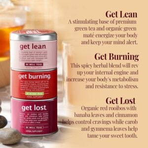 The Republic of Tea - Get Lost Stackable Tea Tin, 42 Tea Bag, Tin | Caffeinated - Image 5