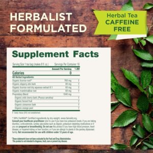 Traditional Medicinals Tea, Organic Throat Coat, Supports Throat Health, 16 Tea Bags - Image 3