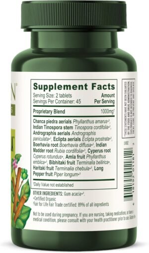 Banyan Botanicals Liver Formula - USDA Organic, 90 Tablets - Cleansing Bitter Herbs to Detoxify The Liver & Gallbladder - Image 9