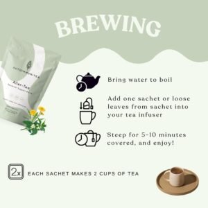 AutoimmuniTea – Soothing Tea Bags for Allergy Relief and Sinus Relief, Organic, Caffeine Free and USDA Certified, Blend of Lemon Balm, Ginger, Nettle, and Licorice, AIP Friendly - Image 7