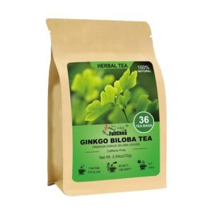 FullChea - Ginkgo Biloba Tea Bags, 36 Teabags - Premium Dried Ginkgo Biloba Leaves - Non-GMO - Caffeine-free - Support Memory & Focus - Image 2