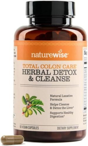 NatureWise Total Colon Care Herbal Cleanse 60 Capsule - Image 2