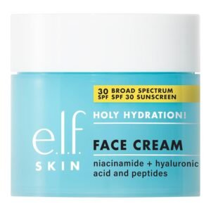 e.l.f. Holy Hydration! Face Cream, Broad Spectrum SPF 30 Sunscreen, Moisturizes & Softens Skin, Quick-Absorbing & Ultra-Hydrating,1.7 Ounce - Image 2