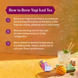 Yogi Tea Throat Comfort - 16 Bags per Pack (4 Packs) - Herbal Tea for Throats - Organic Throat Soothing - Includes Licorice Root, Wild Cherry Bark, Slippery Elm Bark & More - Image 8