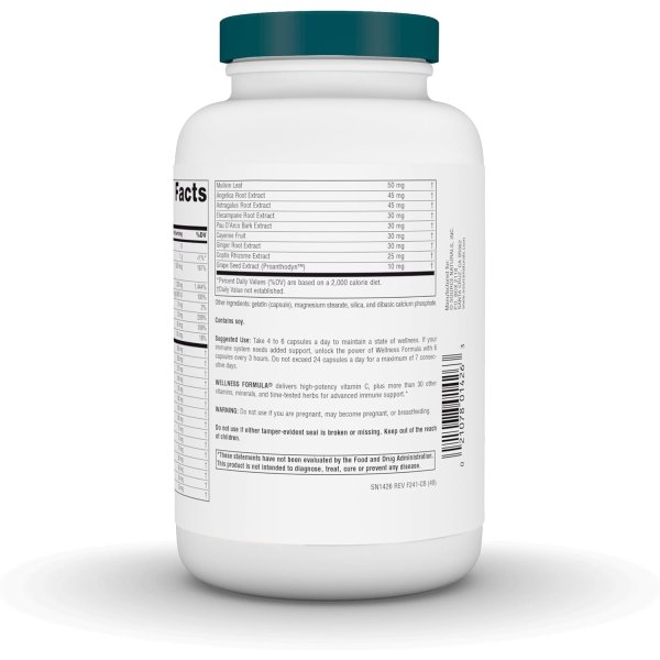 Source Naturals Wellness Formula – Bio-Aligned Vitamins & Herbal Defense for Advanced Immune Support - Image 3