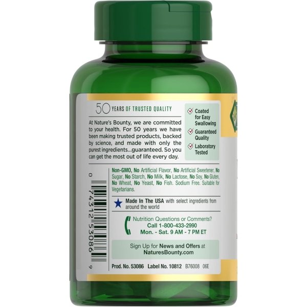 Nature's Bounty Magnesium Supplements - Magnesium 500 Mg Tablets for Bone & Muscle Health, 200 Count (Pack of 1) - Image 8