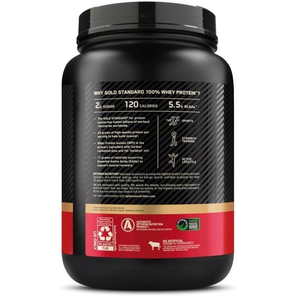 Optimum Nutrition Gold Standard 100% Whey Protein Powder, Double Rich Chocolate 1.98 Pound (Packaging May Vary) - Image 11