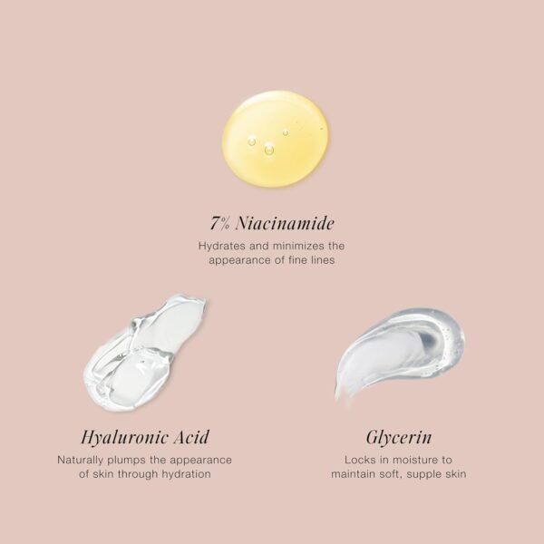 Jouer Luminizing Glow Drops for Face, Dewy Serum for Glowing Skin, 7% Niacinamide, Hyaluronic Acid, & Glycerin, 1 fl oz - Image 4