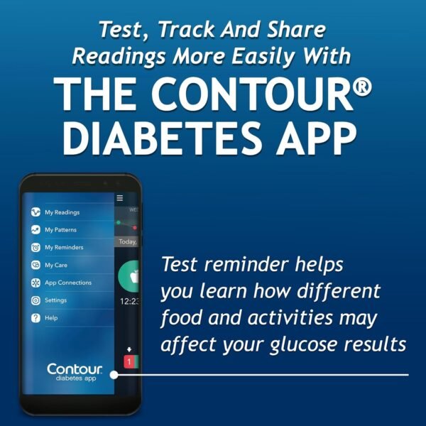 🌿 Ascensia CONTOUR NEXT GEN Blood Glucose Monitoring System – All-in-One Kit for Diabetes with Glucose Monitor and 20 Test Strips For Blood Sugar & Glucose Testing – Immunity, Bone & Wellness Support - Image 4