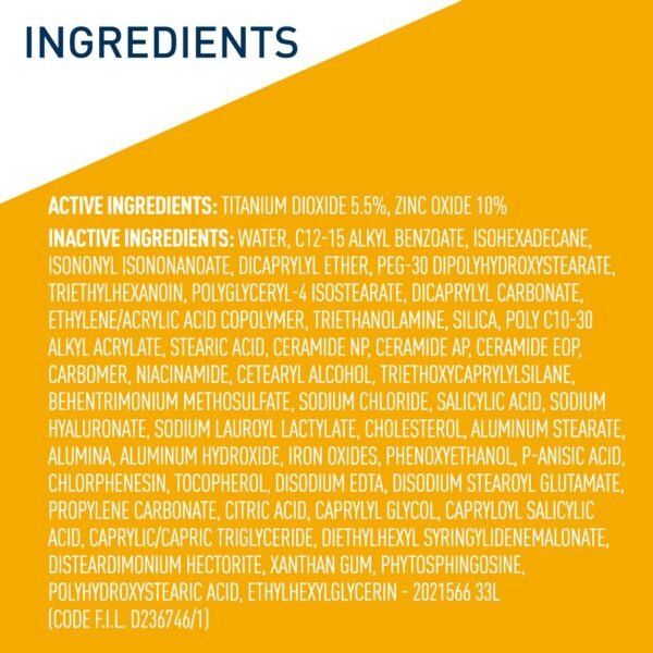 🌿 CeraVe Hydrating Mineral Sunscreen SPF 30 with Sheer Tint, Tinted Mineral Sunscreen with Zinc Oxide & Titanium Dioxide, Blends Seamlessly For Healthy Glow, Medium, 1.7 Fluid Ounce – Immunity, Bone & Wellness Support - Image 10