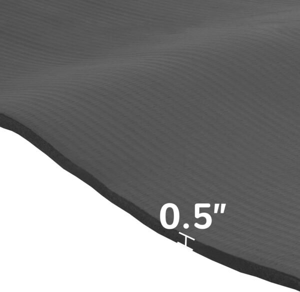 🌿 Yoga Mat, 1/2-Inch Extra Thick High Density Exercise Mat, Anti-Tear Exercise Yoga Mat with Carrying Strap, Suitable for Various Yoga Exercises – Immunity, Bone & Wellness Support - Image 4