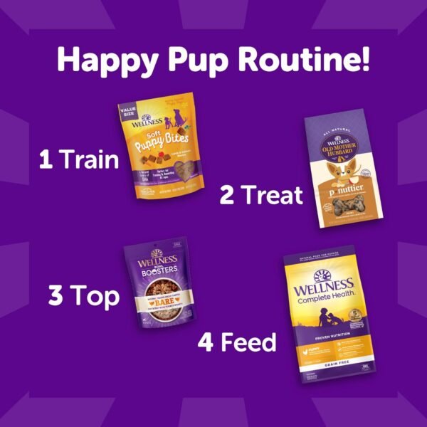 🌿 Wellness Puppy Treats, Natural, Training Treat, Grain Free, Soft Lamb & Salmon (8 Ounce Bag) – Immunity, Bone & Wellness Support - Image 6