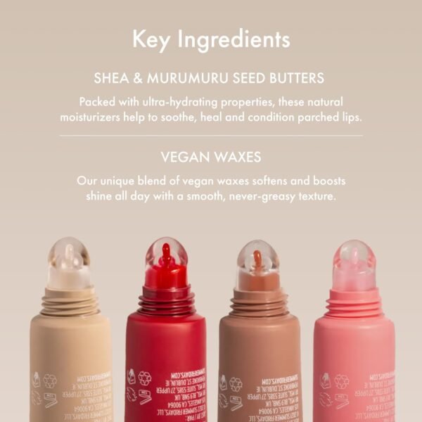 Summer Fridays Tinted Lip Butter Balm - Conditioning Vegan Lip Balm for Instant Moisture, Shine & Hydration - Sheer-Tinted, Soothing Skincare - Pink Sugar (.5 Oz) - Image 6