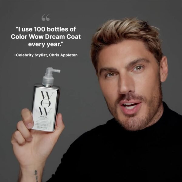 COLOR WOW Dream Coat Supernatural Spray – Keep Your Hair Frizz-Free and Shiny No Matter the Weather with Award-Winning Anti-Humidity Treatment - Image 6