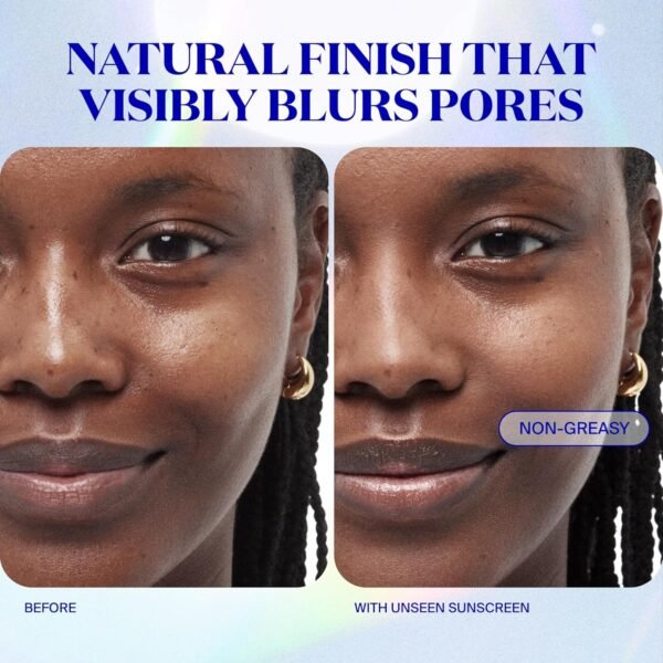Supergoop! Unseen Sunscreen SPF 50 Invisible Sun Protection for Face - Broad Spectrum Face Sunscreen + Makeup-Gripping Primer - Weightless, Scentless, Oil Free - For All Skin Types - 1.7 fl oz - Image 3