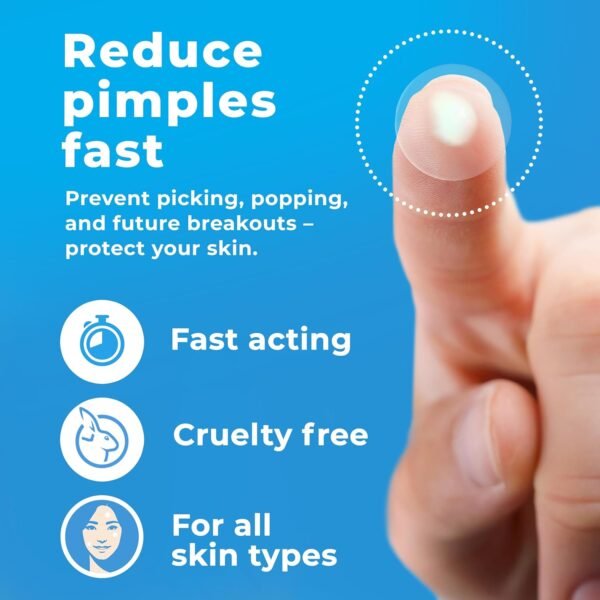Pimple Patches for Face (120 Patches), Hydrocolloid Acne Patches with Tea Tree Oil, Pimple Patch Pimple Stickers - Hydrocolloid Patch Acne Dots - Acne Pimple Patches For Face - Zit Patches - Image 4