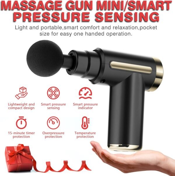 Massage Gun Deep Tissue, Back Massage for Athletes for Pain Relief, Percussion Massager Device with Silent Brushless Motor, Relax Gift for Mothers Day and Fathers Gifts（M891） - Image 8
