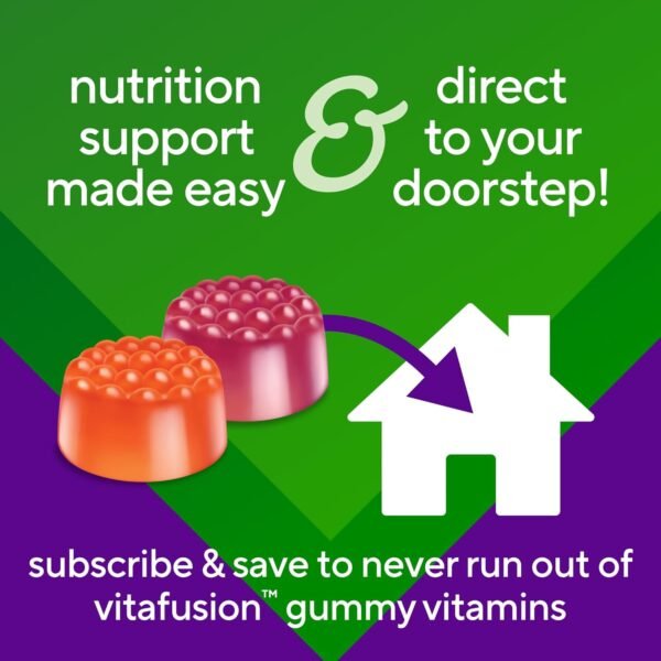 vitafusion Vitamin D3 Gummies, Bone and Immune Support, Peach, Blackberry, Strawberry Flavored, 50 mcg D3 Gummy Vitamin Supplement, 75 Day Supply, 150 Count - Image 11