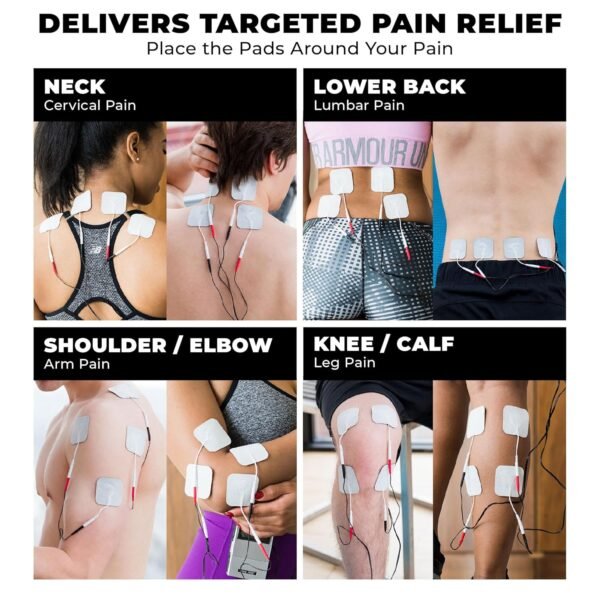 TENS 7000 Digital TENS Unit with Accessories - Muscle Stimulator Machine for Back Pain Relief, Sciatica, Neck, Nerve, Shoulder, Hip, Elbow, Muscle Pain Relief - Image 6