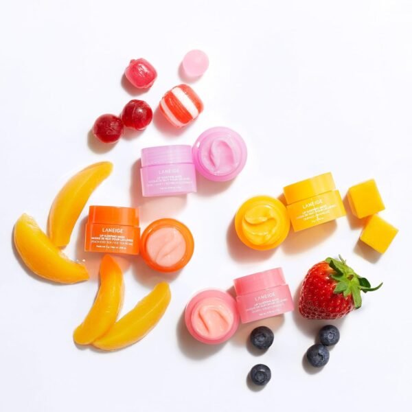 LANEIGE Lip Sleeping Mask: Nourish, Hydrate, Vitamin C, Murumuru & Shea Butter, Antioxidants, Flaky, Dry Lips - Image 3