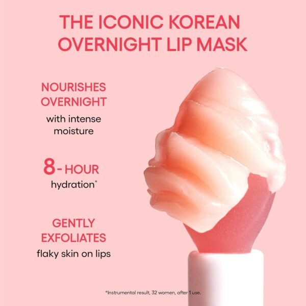 LANEIGE Lip Sleeping Mask: Nourish, Hydrate, Vitamin C, Murumuru & Shea Butter, Antioxidants, Flaky, Dry Lips - Image 5