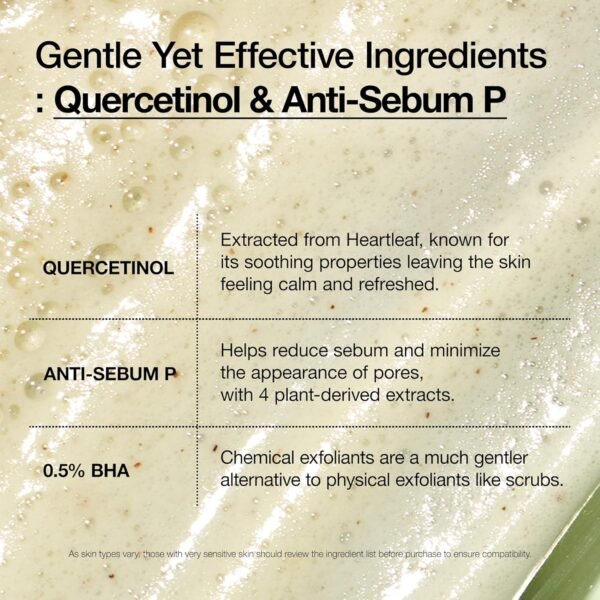 ANUA Heartleaf Quercetinol Pore Deep Cleansing Foam, Facial Cleanser, for Double Cleansing, BHA, Hyaluronic Acid, Glycerin, Face Wash, Blackhead Remover, Korean Skincare (150ml/5.07 fl.oz.) - Image 6