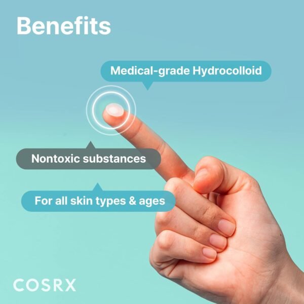 COSRX Acne Pimple Patch Absorbing Hydrocolloid Original 3 Size Patches for Zits Cover, Spot Stickers for Face and Body, Not Tested on Animals, No Toxic Ingredients (120 Count (Pack of 5)) - Image 5