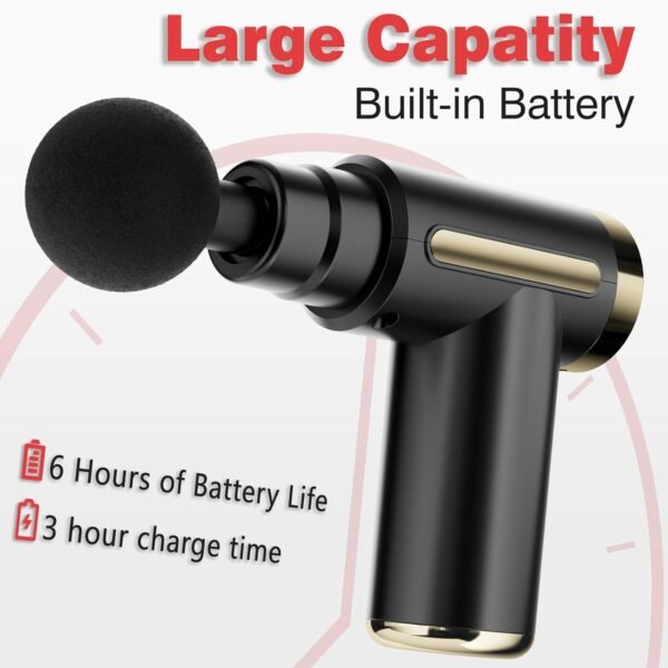 Massage Gun Deep Tissue, Back Massage for Athletes for Pain Relief, Percussion Massager Device with Silent Brushless Motor, Relax Gift for Mothers Day and Fathers Gifts（M891） - Image 2