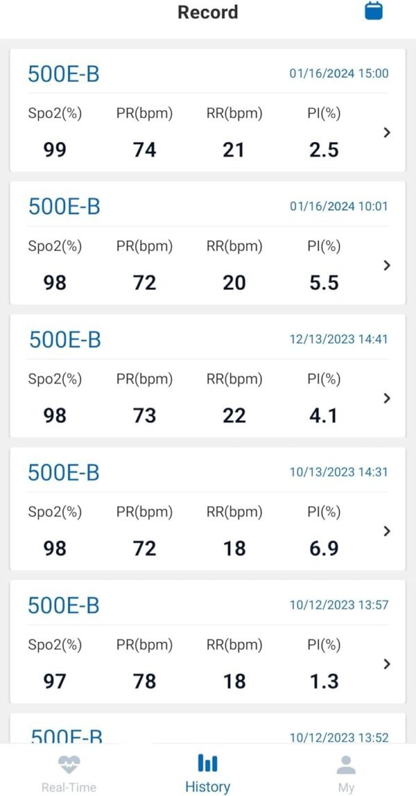 🌿 Zacurate FSA/HSA Eligible 500E-B Wireless Bluetooth Fingertip Blood Pulse Oximeter Monitor with FREE App, SpO2, Heart Rate, Plethysmograph, and Perfusion Index Finger Oxygen Sensor Meter – Immunity, Bone & Wellness Support - Image 2