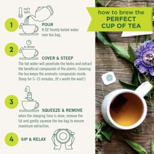 Traditional Medicinals Tea, Organic Moringa, Everyday Wellness, with Spearmint & Sage, 16 Tea Bags - Image 7