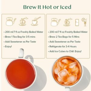 VAHDAM, India's Original Masala Chai Tea (30 Pyramid Tea Bags) Non GMO, Gluten Free, No Artificial Flavors | Blended w/Exotic Spices | Chai Tea Bags | Resealable Ziplock Pouch - Image 8