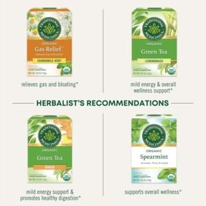 Traditional Medicinals Organic Green Tea Peppermint Tea, 16 Tea Bags - Image 6