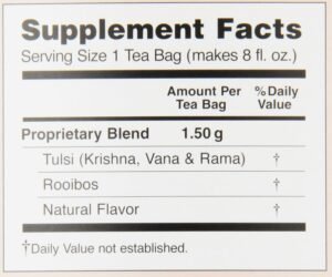 Davidson's Organics, Tulsi Mango Peach, 25-count Tea Bags, Pack of 6 - Image 6