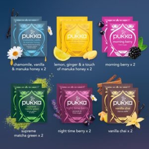 Pukka Advent Calendar 2024 Organic Tea Sampler, Selection of 24 Delightful Black & Green Tea Infusions, Christmas Gift for Tea Lovers, 100% Organic - Image 7