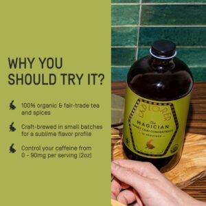Explorer Organic Chai Tea Concentrate, Magician Spiced Honey, Drink Iced or Hot, 32 fl oz, Makes 8 Cups - Image 5