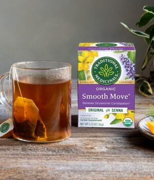 Traditional Medicinals Organic Smooth Move Herbal Stimulant Laxative Wrapped Tea Bags, 16 Count (Pack of 1) - Image 7