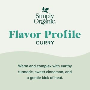 Simply Organic Certified Organic Curry Powder, 3-Ounce 3-Pack, Aromatic Blend 11 Indian Cooking Spice for Meat, Seafood, Tofu - Image 4