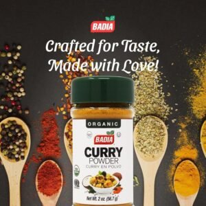 Badia Organic Curry Powder, 2 oz – Aromatic & Flavorful Blend of Spices for Cooking, Seasoning & Marinades - Image 3