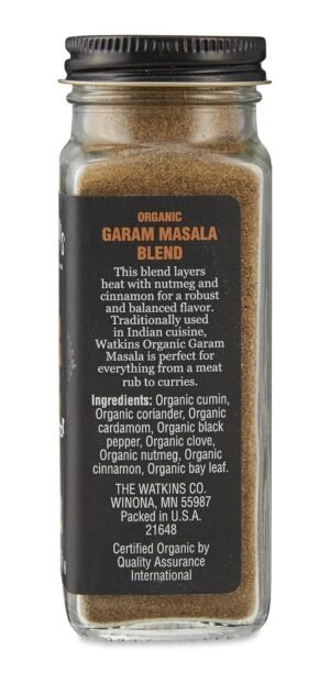 Watkins Organic Garam Masala Blend, 2.6 oz. (Pack of 1) - Image 3