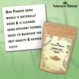 Ayurvedic Herbal Indian Rennet | Paneer Doda | Paneer ka Phool | Withania Coagulans (Whole 100gm/3.5 Oz) - Image 4