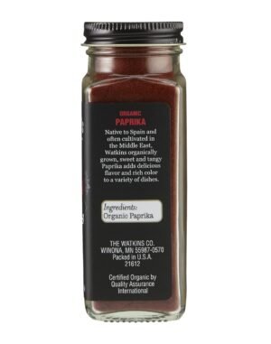 Watkins Gourmet Organic Spice Jar, Paprika, 2.9 Ounce ., 2.9 Ounce - Image 3