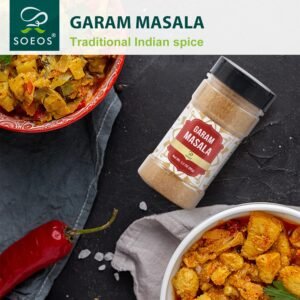 Soeos Garam Masala, 3.2 oz (90g), Garam Masala Spice Powder, All Natural, Vegan, No Colors, Kosher, Indian 8-Spice Blend, Masala Seasoning - Image 4
